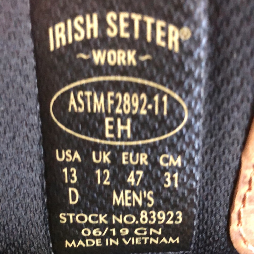 NEW Men's Red Wing Irish Setter Marshall Waterproof Boot - Picture 10 of 11